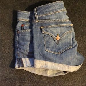 Hudson brand jean shorts (size 28)